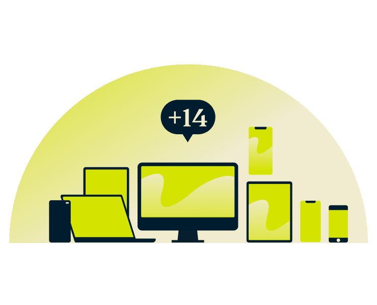 Up To 14 Devices@2x 10