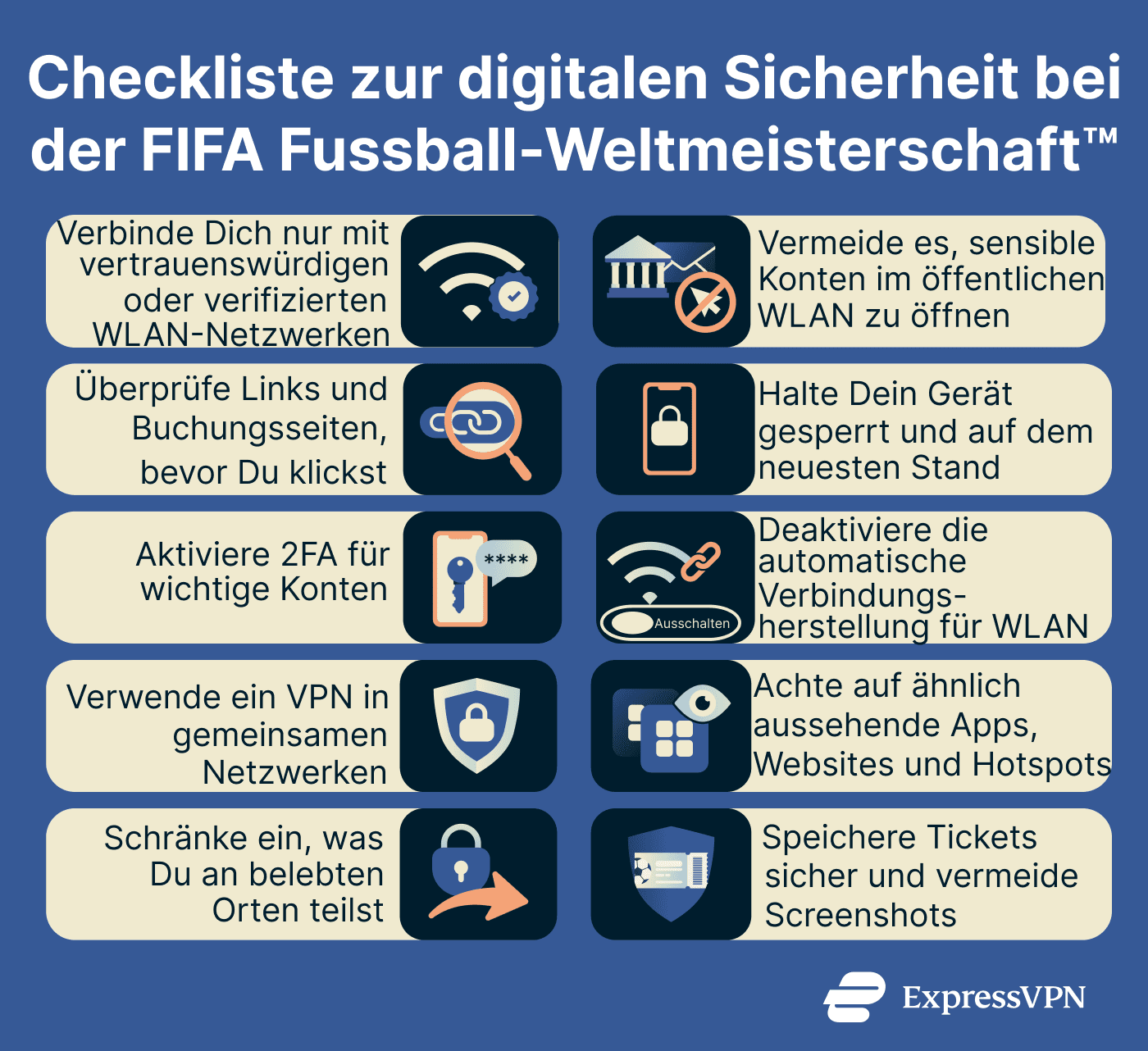 World Cup digital safety checklist